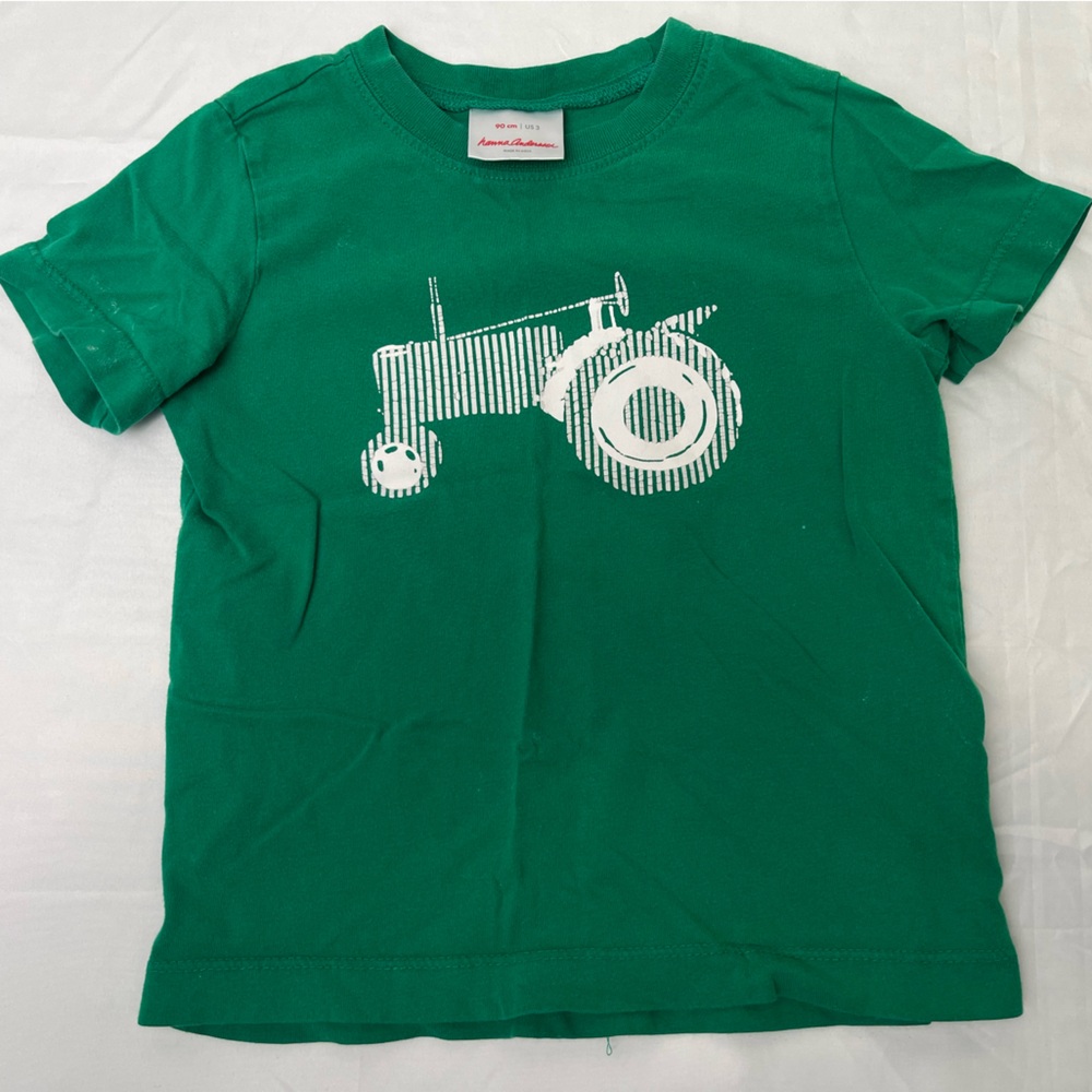 Vibrant Green Graphic Tee with Playful Design
